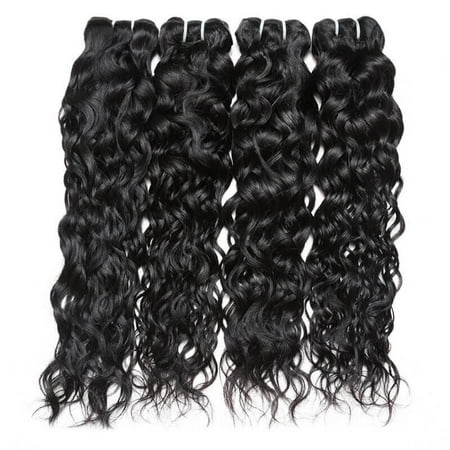 Allove Peruvian Water Wave Virgin Hair 4pcs Lot Wet And Wavy Hair