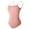 Pink, variant on KIJBLAE Women's Basic Scoop Neck Spaghetti Strap Solid Color Stretchy Leotards Bodysuit Dancewear Gymnastics Ballet Undershirts Pink M