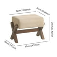 thumbnail image 2 of DYNWAVECA Tabouret Repose-Pieds Confortable Cadeaux Réutilisable Résistant à l'Usure Doux Chaise de Camping Multifonction pour Jardin Extérieur Voyage Randonnée Pelouse Brun Foncé, 2 of 10