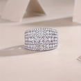 thumbnail image 5 of Fine Jewelry Luxury S925 Sterling Silver Moissanite Ring women fashion parties engagements weddings anniversaries gifts for boyfriend and girlfriendwedding anniversary, 5 of 9