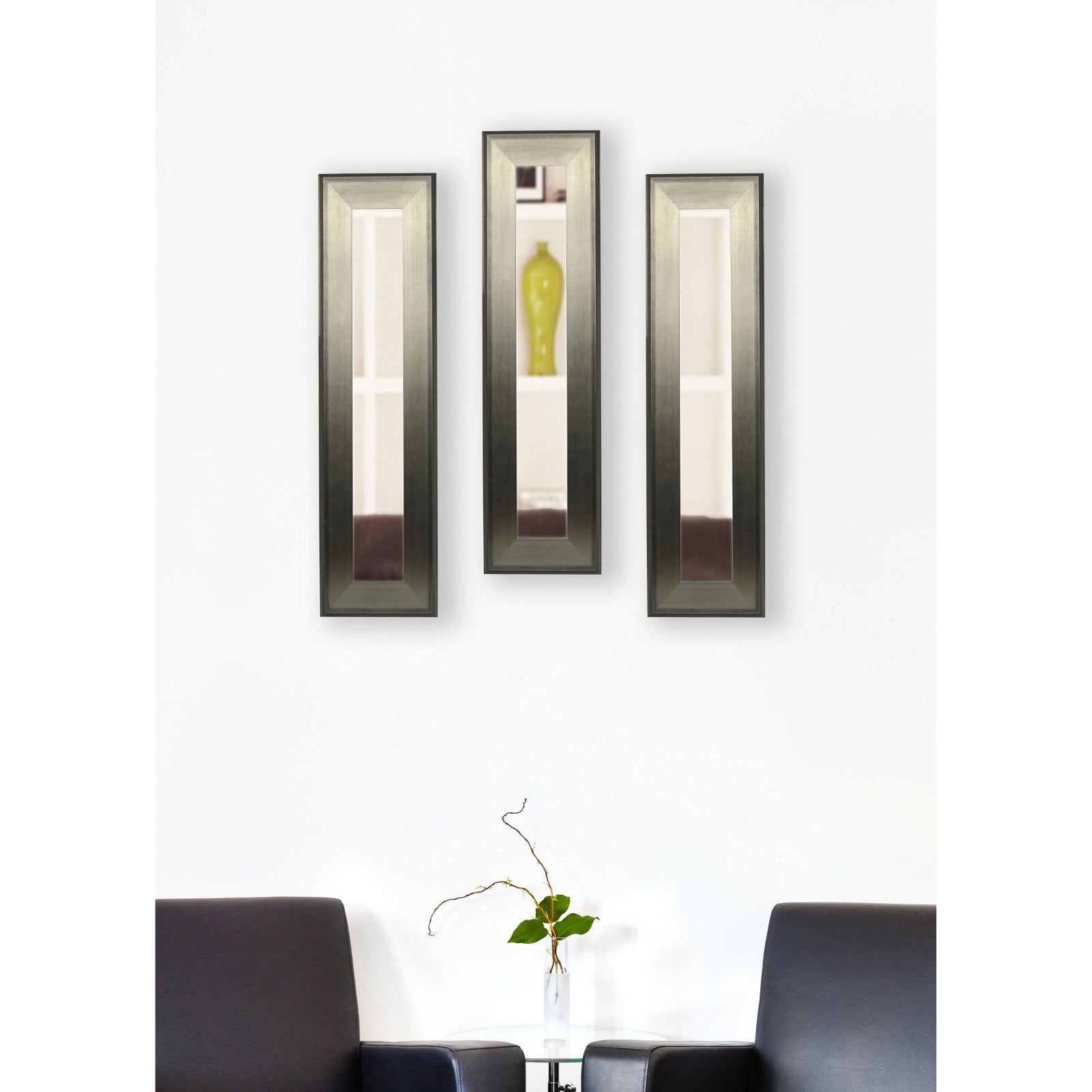 Rayne Mirrors Molly Dawn Brushed Aged Silvertone Wall Mirror