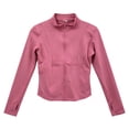 thumbnail image 4 of Women's Running Jacket Long Sleeve Zip Up Slim Sports Jacket UPF 50+ Lightweight Training Jacket Yoga Gym Fitness Tops with Thumb Hole Soft Lightweight Jacket Daily Travel Outfits, 4 of 9