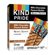 KIND Bars, Milk Chocolate, Peanut Butter, 12 Bars, 1.4 oz (40 g) Each