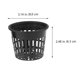 thumbnail image 3 of 40 PCS Hydroponic Net Cups Planting Net Bucket de plástico de plástico Mini macetas, 3 of 5