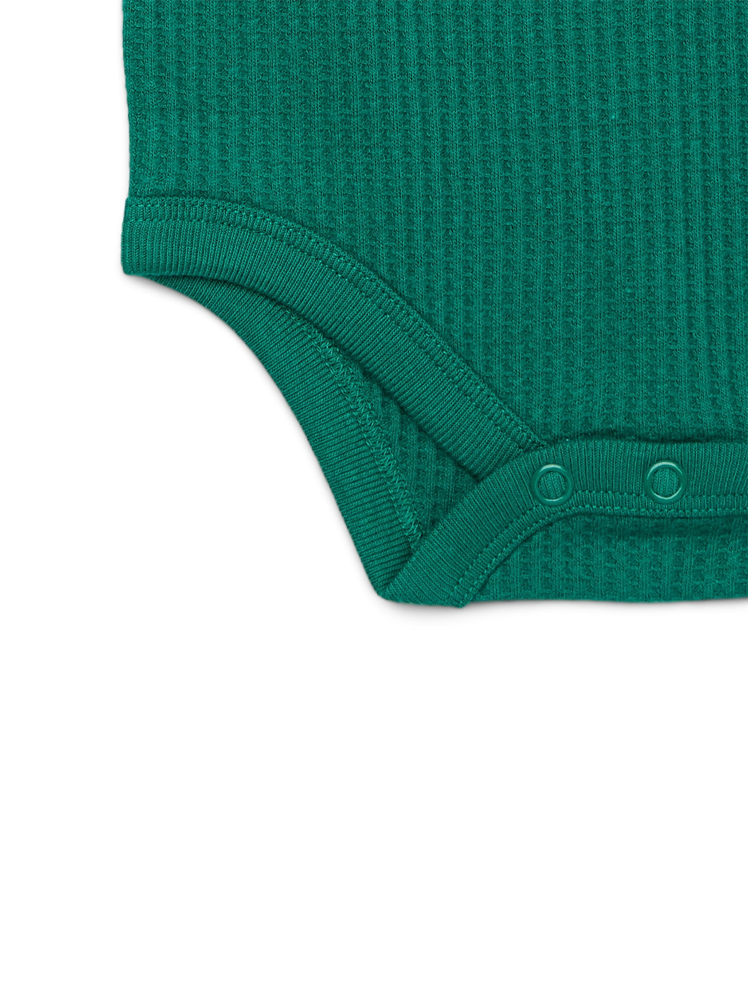 Garanimals Baby Boys Holiday Waffle Knit Bodysuit with Long Sleeves, Sizes 0-24M