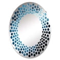 thumbnail image 2 of Designart "Lightning in a Stormy Thunderstorm" Lightning Polka Dot Round Wall Mirror - Landscapes Oval Printed Decorative Mirror - Multiple Color Options, 2 of 5