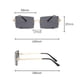 thumbnail image 1 of 2@#UV400 Sunglasses Goggles Car Accessries Fashion Rimless Gradient Saun Glasses Shades Cutting Lens Ladies Frameless EyeglassesRed He Qiyong unisex, 1 of 1