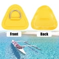 thumbnail image 4 of Unique Bargains 6 Pcs Patch Anneau D PVC Acier Inoxydable Forme Triangle Anneau D Vert pour Kayak Canot Pont, 4 of 7