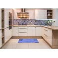 thumbnail image 6 of Ahgly Company Machine Washable Indoor Square Transitional Sky Blue Area Rugs, 3' Square, 6 of 7