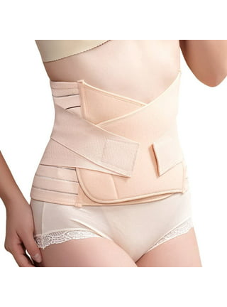 BRABIC Seamless Postpartum Belly Band Wrap Underwear, C-section Recovery  Belt Binder Slimming Shapewear for Women, Beige, Large : :  Clothing, Shoes & Accessories