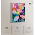 thumbnail image 2 of Glide of Colors Canvas Modern Color Abstract by Art Remedy, Silver Frame, 36" x 54", 2 of 7
