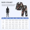 thumbnail image 4 of Fotbe Japanese Sushi Hashi Pijama de Hombre con Estampado de Manga Larga, Conjunto de 2 Piezas, Ropa de Dormir Suave y Cómoda con Bolsillos-Medium, 4 of 7