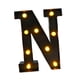 thumbnail image 4 of Lámpara de letras de marquesina con luz LED, letrero del alfabeto, letras de marquesina iluminadas para decoración de pared, fiestas, cumpleaños, N 661 x 858 x 157 pulgadas, 4 of 9