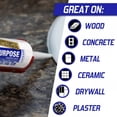 thumbnail image 3 of Caulk Loctite Polyseamseal multiusos, color blanco, 295 ml, 3 of 4