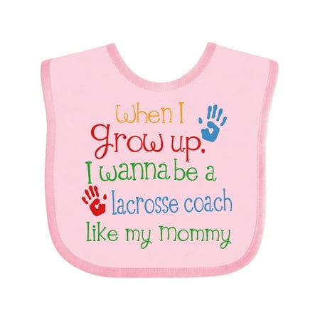 

Inktastic Lacrosse Coach Like Mommy Gift Baby Boy or Baby Girl Bib