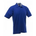 thumbnail image 2 of UCC 50/50 Mens Plain Pique Short Sleeve Polo Shirt, 2 of 2