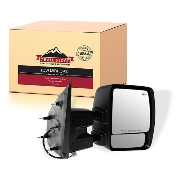 Trail Ridge Towing Mirror Power Heated Chrome Cap RH Passenger for Nissan NV Van TR00164