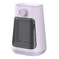 thumbnail image 2 of Qocolhg Portable Electric Space Heater with Thermostat, 1500W Heater Fan, Heat Up 200 Square Feet for Office Bedroom Home Room Desk Indoor Use, Christmas Birthday Gifts, Purple, 2 of 9