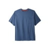 Boulder Creek By Kingsize Men's Big & Tall Heavyweight Crewneck Pocket T-Shirt