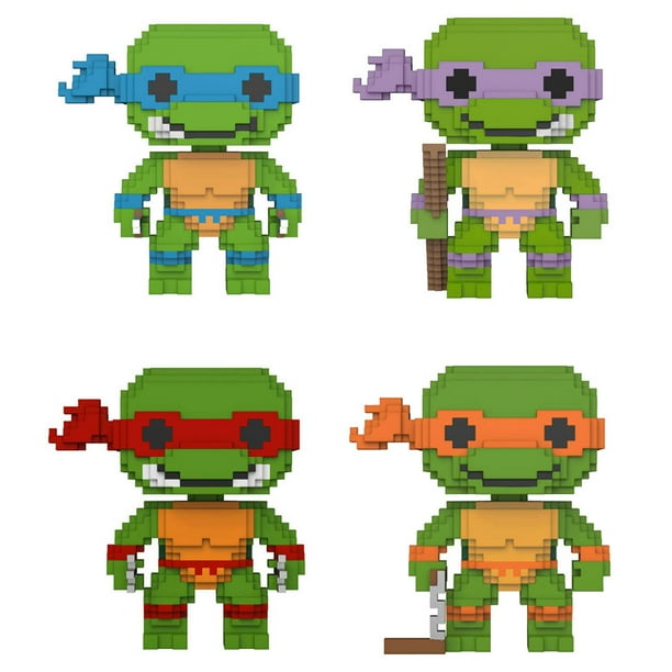 Funko 8-Bit POP! - Teenage Mutant Ninja Turtles Vinyl Figures - SET OF 4 - Walmart.com - Walmart.com