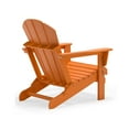 thumbnail image 6 of Folding Adirondack Lawn Chairs Set of 4 for Outdoor Patio Garden, Orange, 6 of 10