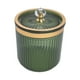 thumbnail image 3 of Organizador de maquillaje de tocador jinwen tarro a prueba de polvo multifuncional Verde Estuche de almacenamiento para almohadillas de maquillaje, 3 of 8