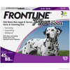 FRONTLINE Plus for Large Dogs (45-88 lbs) Flea and Tick Treatment, 3 Doses
