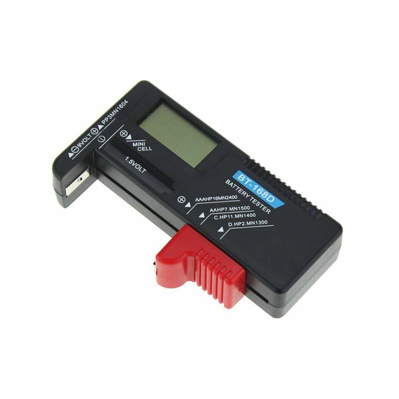 Hot Selling LCD BT-168D Digital 1.5V 9V Battery AA/AAA/PP3/6F22 Universal Tester 