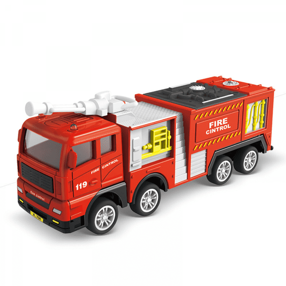 Water Tanker Firetruck Toys Car Truck Toy for Boys Girls Early Education & Christmas Birthday Gifts