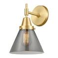 thumbnail image 4 of Innovations Lighting 447-1W-12-8 Cone Sconce Cone 12" Tall Wall Sconce - Satin Gold /, 4 of 5