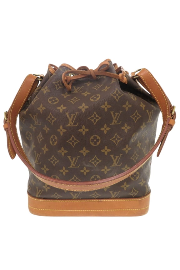 Pre-Owned Louis Vuitton Noe Monogram M42224 Brown Shoulder Bag LV 0906 (Fair)