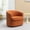 orange, variant on SEYNAR Modern Boucle Upholstered Swivel Accent Chair,Round Barrel Single Armchair Sofa for Living Room,Club