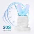 thumbnail image 3 of Cepillo de dientes eléctrico sónico automático con soporte de carga blanco, 3 of 5