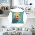 thumbnail image 3 of bear Linen toss pillowcase Decoration pillowcase Gift preferred 24x24" Cushion cover 4 set Sofa pillowcase Sofa bedroom living room car, 3 of 8
