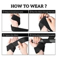 thumbnail image 3 of Lifting Wrist Straps For Weightlifting, Bodybuilding, Powerlifting, Strengt, 3 of 5