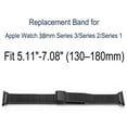 thumbnail image 5 of 2 Pack SPYCASE Compatible for Apple Watch Band 40mm Milanese Loop iWatch Band with Screen Protector Case for Series SE 6 5 4 - Black, Pink, 5 of 6