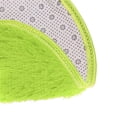 thumbnail image 2 of JeashCHAT Round Rug for Bedroom, Fluffy Soft Circle Area Rug, Shaggy Plush Rug for Adults Kids Girls Room, Indoor Modern Carpet for Dorm Living Room, Cute Home Floor Decor, 15.7" Diameter, Green, 2 of 3