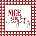 thumbnail image 2 of Allen, Kimberly 15x15 White Modern Wood Framed Museum Art Print Titled - Nice or Naughty, 2 of 4