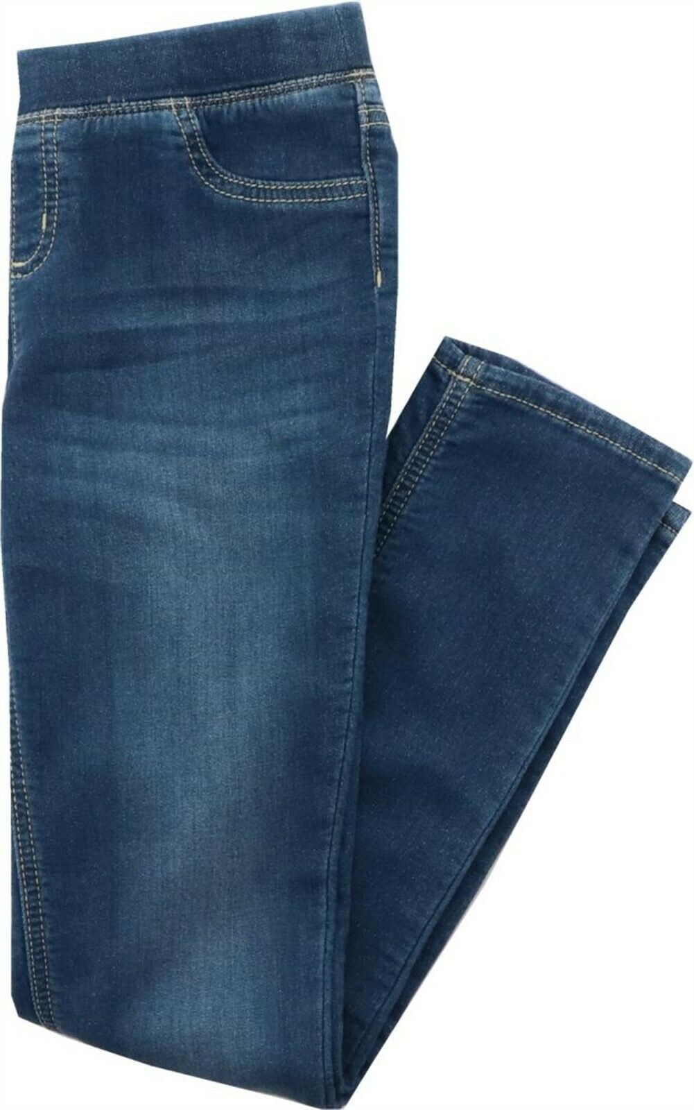 Lands' End Girl's Denim Jeggings Brilliant Blue 16 NEW 473652 Walmart