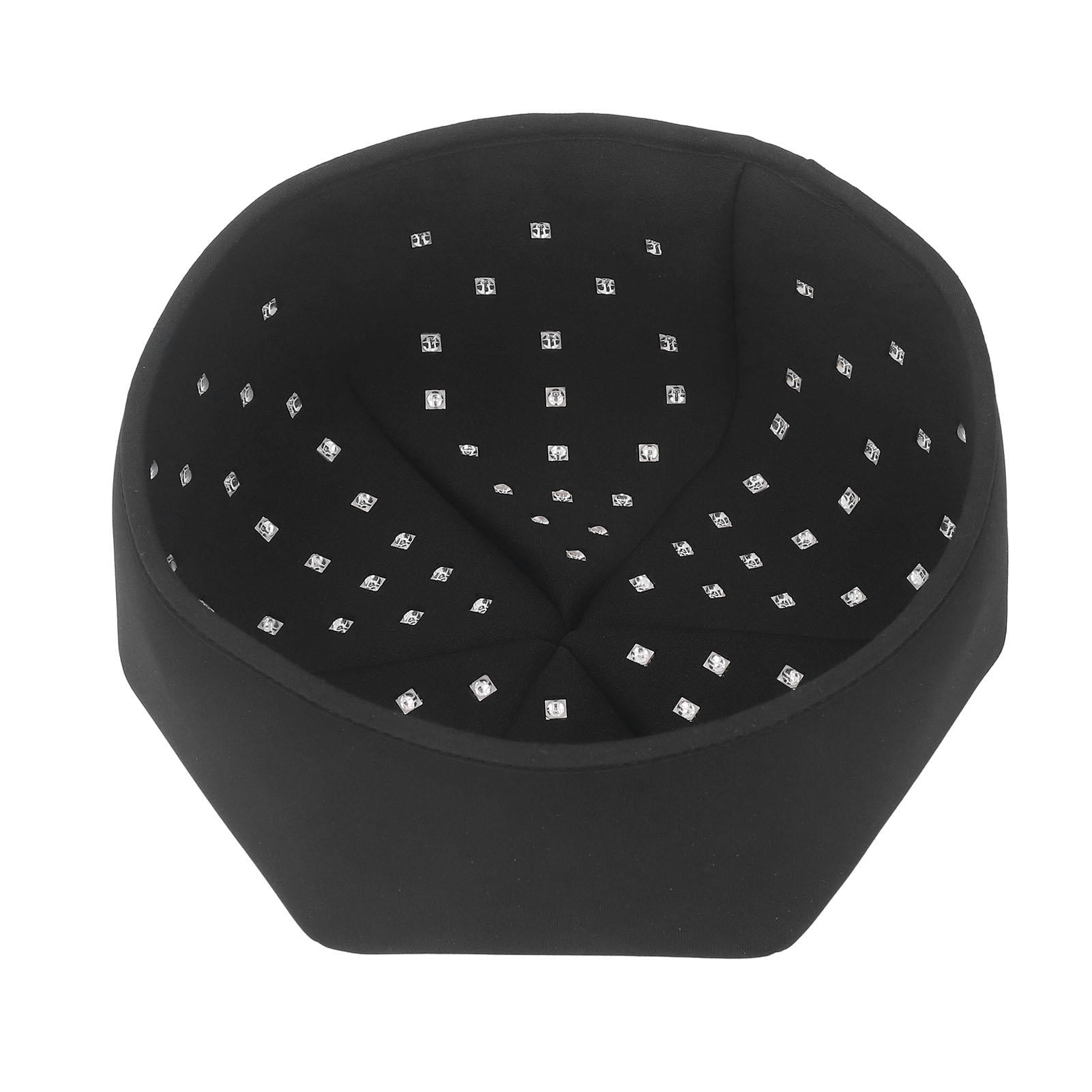 Yajisi Infrared Red Light Therapy Hat, 660nm & 830nm Dual Wavelength 120 LEDs with Adjustable Modes for Home Use, 8.7" x 8.7" x 3.9"