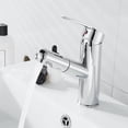 thumbnail image 2 of Mezclador de lavabo, grifo de cocina con pulverizador, grifo de cocina con cuello de un solo orificio, grifo de baño, antisalpicaduras, mezclador de agua fría y caliente JM, 2 of 5