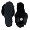 thumbnail image 4 of Pretty You London Pantoufle à Enfiler Anya pour Femme avec Nœud et Strass, 4 of 4