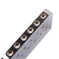 thumbnail image 2 of FELTECHELECTR Zinc Alloy Guitar Bridges and Saddles 1Pcs Silver Rectangular Top-Loading Design for Electric Guitar, 2 of 8