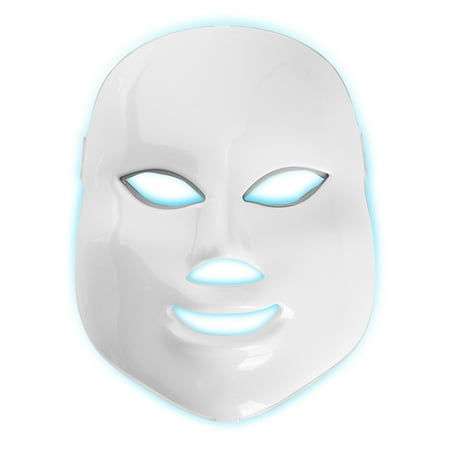 Mask Color (7 Colors Led Face Mask - LED Light Photon Face Mask Skin Rejuvenation, LED Facial Mask, LED Photon Mask for Anti-aging, Brightening, Improve)