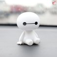 thumbnail image 1 of lindo robot baymax sacudiendo la cabeza muñeca interior del coche decoraciones de dibujos animados plástico auto decoración huangjie unisex, 1 of 1