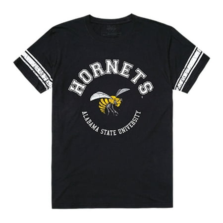 Asu Alabama State University Hornets Ncaa Mens Football Tee T Shirt Black Xl