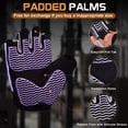 thumbnail image 2 of Guantes de gimnasio Sunnex Fingerless para mujeres de levantamiento de pesas, 2 of 7