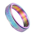 thumbnail image 1 of Vogacara Anillo de acero para aliviar el estrés, portátil, de moda, para adultos y niños, juguete sensorial relajante para la yema del dedo, Type3 NO3, 1 of 6
