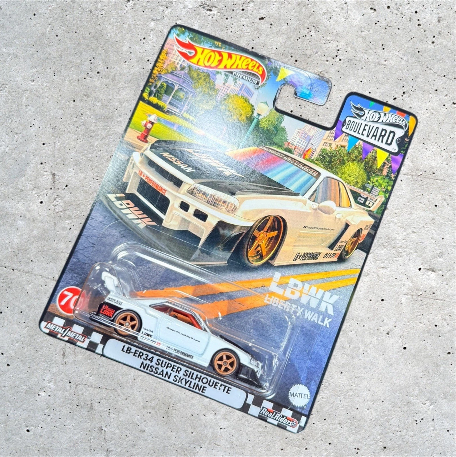 Hot Wheels SET: Premium Car Culture Nissan Silhouette & LB-ER34