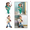 thumbnail image 1 of 2x Escultura de Resina Creativa Decoraciones de Escritorio Regalo de Cumpleaños Estatuas de Doctor Coleccionables Figuras para La Entrada de La Oficin Amarillo 9x5x16cm Inyectar 3x3x6.5in perfecl Figura de médico, 1 of 8